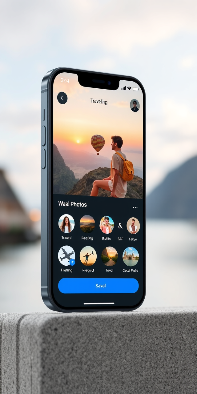 AdventureMate profile screen