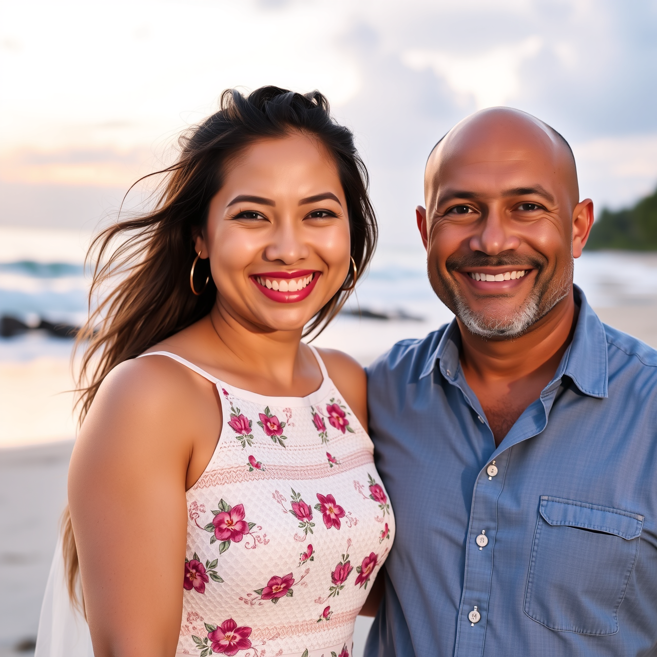 Maria and John, a happy couple who met through AsianConnect