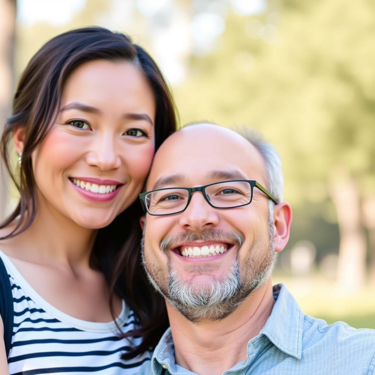 Jenny and Mark, a happy couple who met through AsianConnect