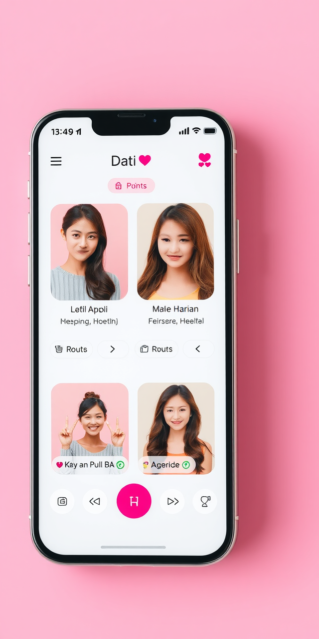AsianConnect mobile app interface