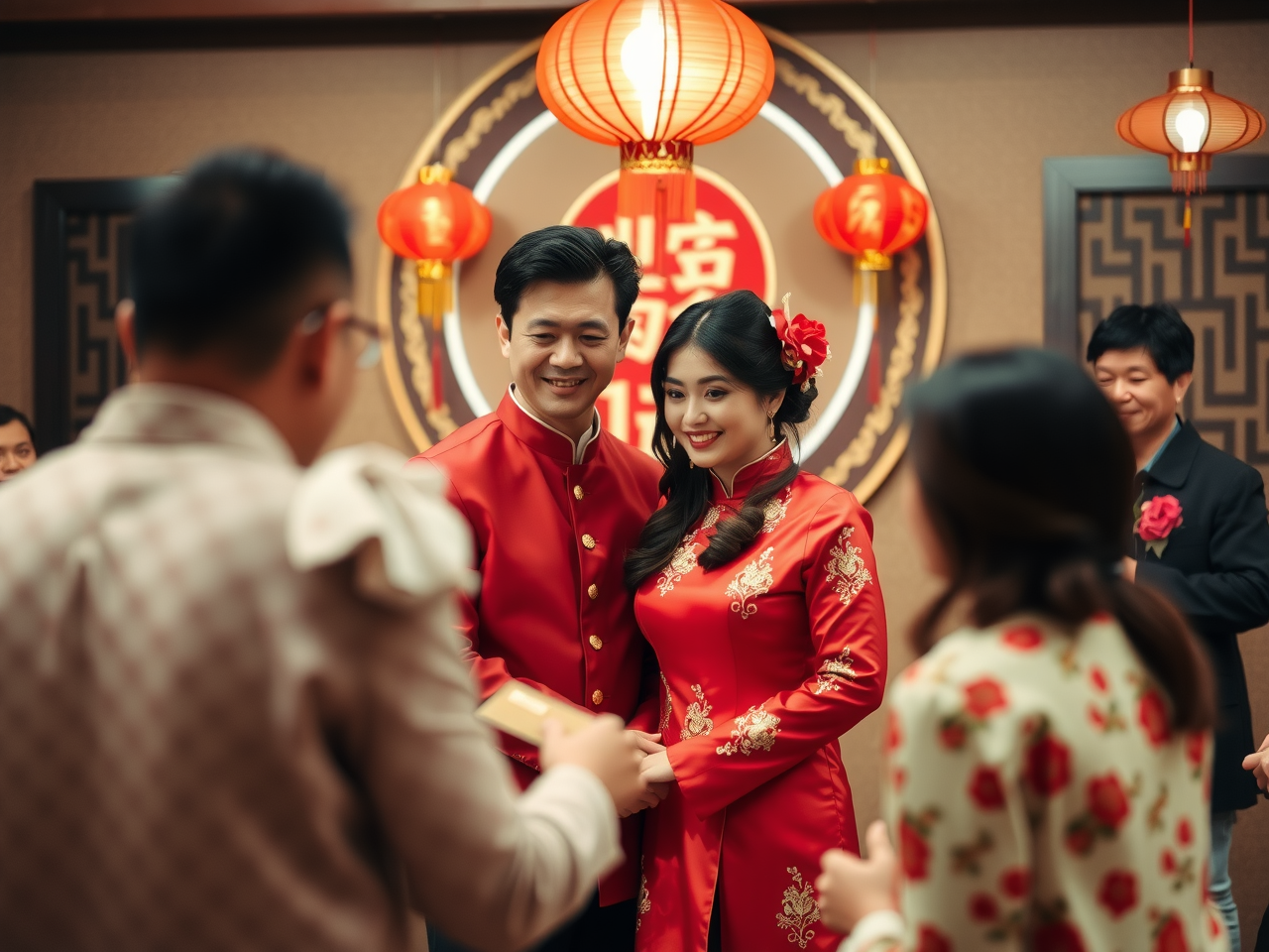 Traditional Chinese engagement ceremony
