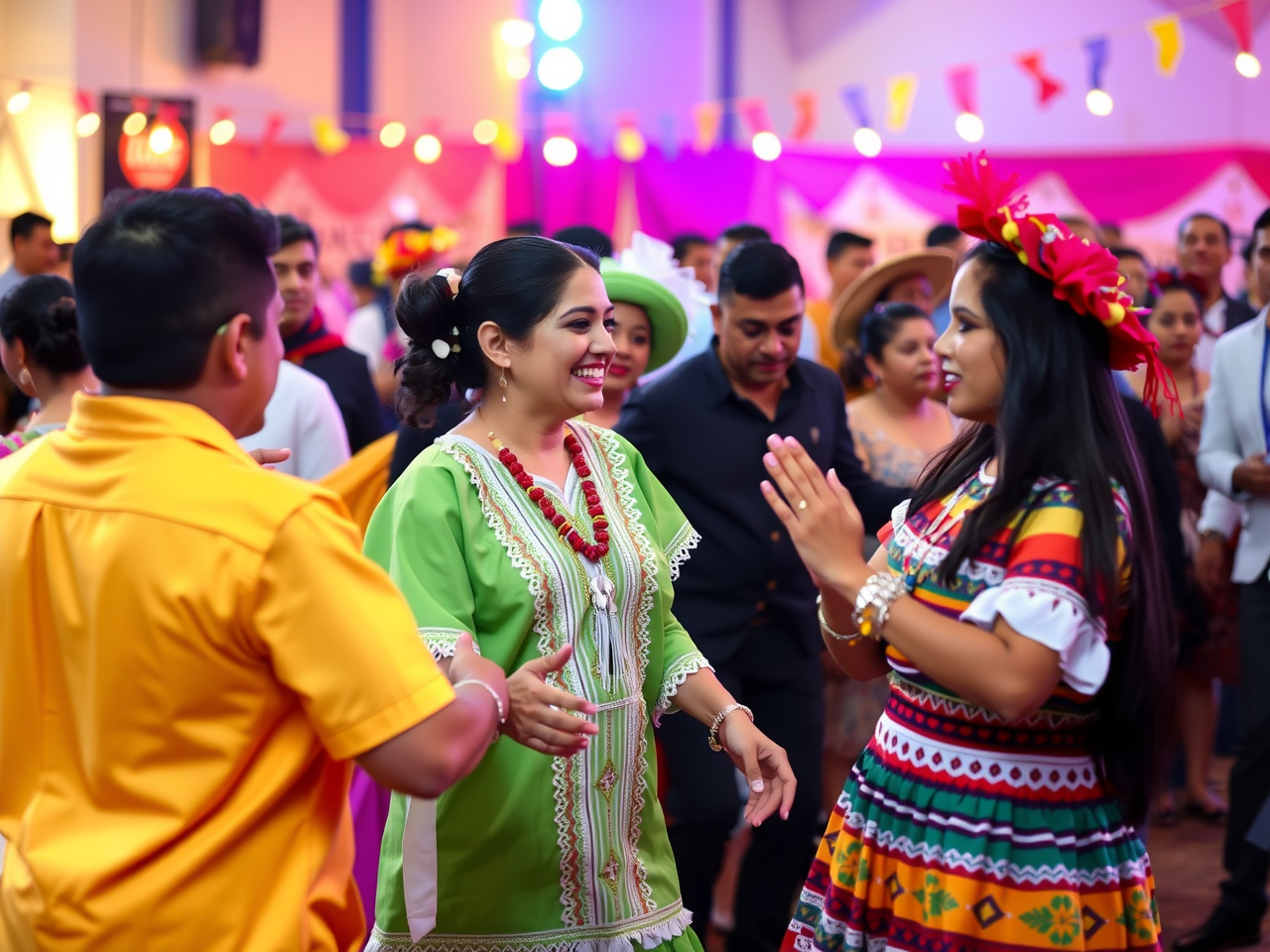 Latin cultural celebration showing traditional values and family connections